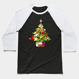 Christmas Tree - HoHoHo Baseball T-Shirt